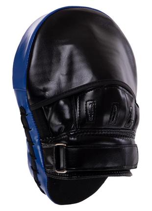 Лапа изогнутая для бокса и единоборств zelart bo-3955 (1шт) черный2 фото