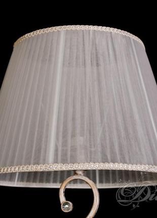 Напольный торшер в стиле прованс с абажуром 4837/1f