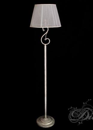 Напольный торшер в стиле прованс с абажуром 4837/1f