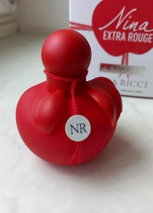 Парфюмированная вода nina ricci extra rouge 30 ml (оболочек 70-80%).