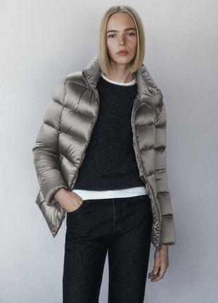 Новый женский пуховик massimo dutti