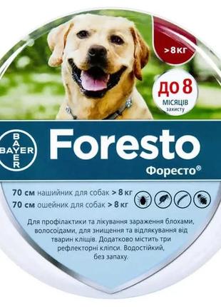 Ошейник для собак bayer «foresto» (форесто) 70 см (от внешних паразитов)