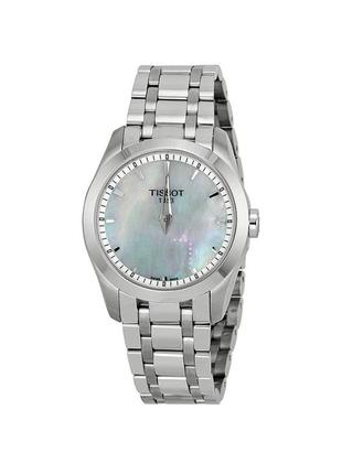 Часы tissot couturier mother of pearl dial stainless steel ladies watch t03524611111001 фото