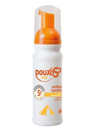 Ceva douxo s3 pio – лікувальний мус дуксо s3 піо для очищення та зволоження шкіри собак і котів, 150 мл
