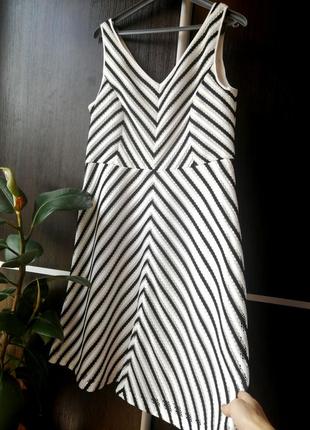 Шикарное, оригинальное, новое платье сукня полоски. steps2 фото