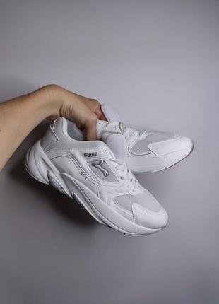 Кроссовки puma rs-x white3 фото