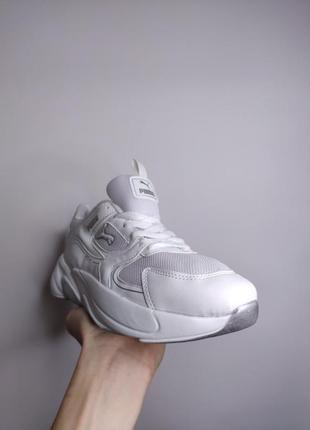 Кроссовки puma rs-x white6 фото