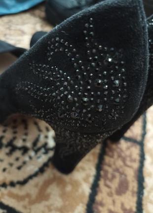 Черные женские туфли4 фото