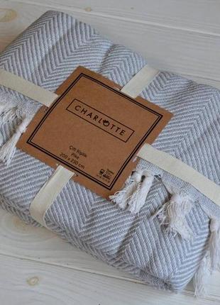 Плед з бахромою 200/230