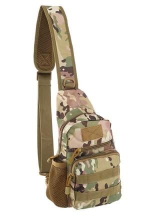 Рюкзак тактический патрульный однолямочный military rangers zk-9102 (5 л) камуфляж