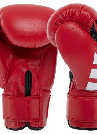 Перчатки боксерские на липучке pvc matsa ma-7757 красный2 фото