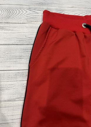 Костюм sogo женский красный спортивный прогулочный с футболкой7 фото