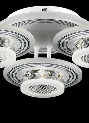 Светодиодная люстра для спальни lk28997/3+1 led (wt)