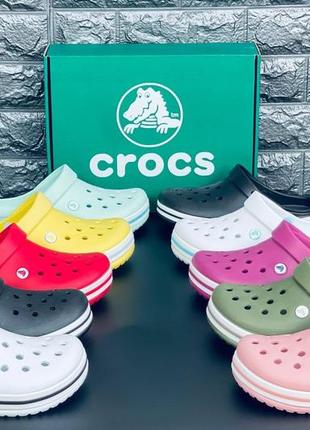 Crocs шлепанцы сабо женские мужские подростковые размеры 36-465 фото