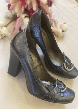 Кожаные туфли в стиле zara hoter clarks3 фото