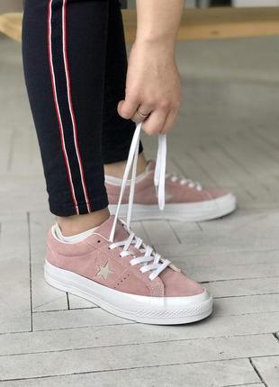 Кеды женские converse low pink конверс3 фото