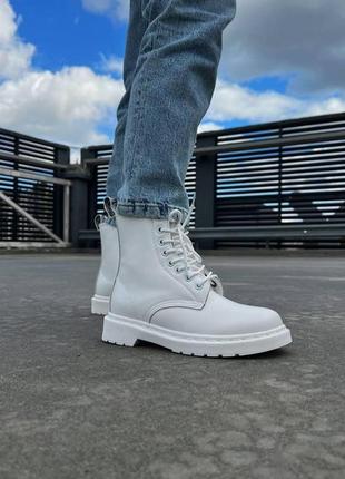 Dr. martens 1460 cream white (fur) premium