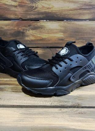 Женские кроссовки  nike air huarache black