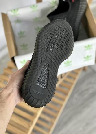 Мужские кроссовки  adidas yeezy boost 350 v2 black full reflective2 фото