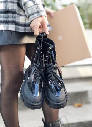 Both gao high boots "black"