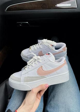 Женские кроссовки nike blazer low найк блейзер1 фото