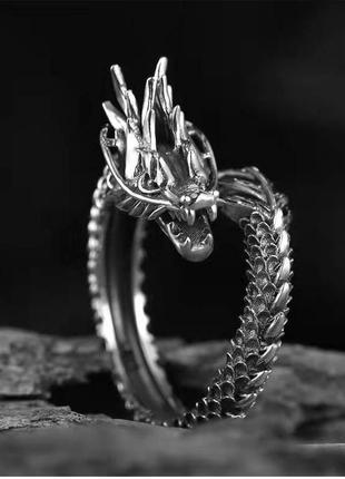 Кольцо киль дракон, каблучка, колечко1 фото