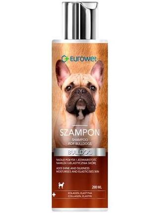 Шампунь для бульдогов шерстью eurowet  200мл