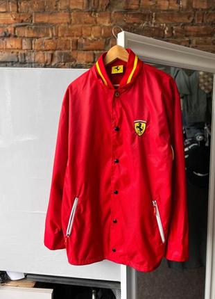 Ferrari vintage men’s red jacket racing вінтажна куртка