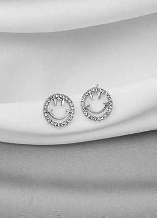 Серьги-гвоздики smile