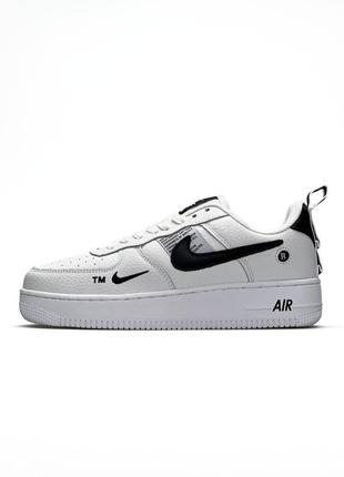 Женские кроссовки  Official Photos of the Nike Air More Uptempo Animal 07 lv8 utility white black