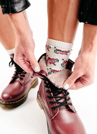 Жіночі черевики dr. martens 1460 доктор мартінс