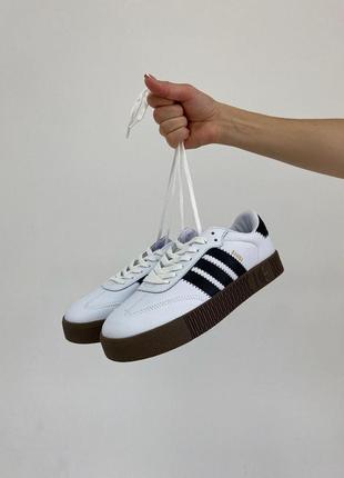 Кроссовки женские adidas samba адидас самба3 фото