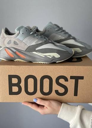 Кросівки чоловічі   adidas yeezy boost 700 blue