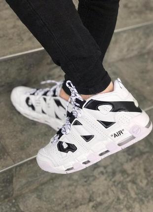 Мужские кроссовки  nike air more uptempo x off white