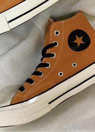 Женские кеды   converse chuck 70 classic high top orange