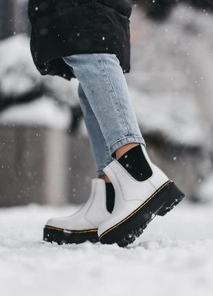 Жіночі черевики dr. martens chelsea доктор мартінс