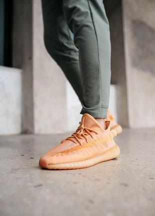 Мужские и женские кроссовки  adidas yeezy boost 350 v2 mono clay