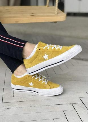 Кеды женские converse low yellow star конверс3 фото