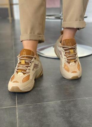 Жіночі кросівки  nike m2k tekno linen & wheat & ale brown2 фото