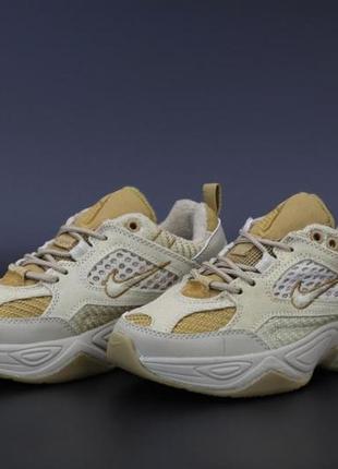 Жіночі кросівки  nike m2k tekno linen & wheat & ale brown10 фото