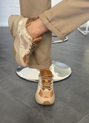 Жіночі кросівки  nike m2k tekno linen & wheat & ale brown4 фото