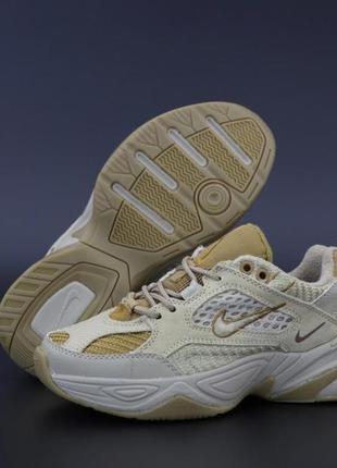 Жіночі кросівки  nike m2k tekno linen & wheat & ale brown8 фото