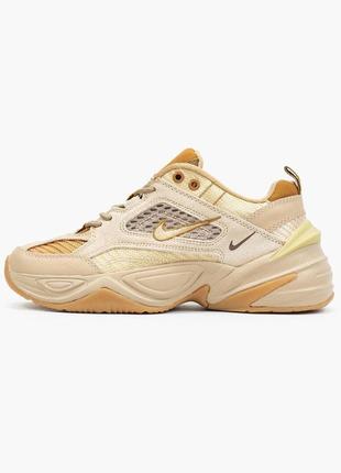 Жіночі кросівки  nike m2k tekno linen & wheat & ale brown7 фото