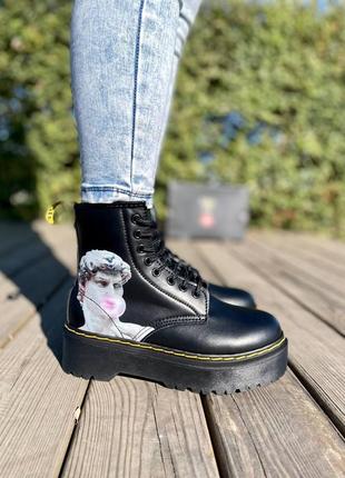 Женские ботинки dr. martens jadon  доктор мартинс