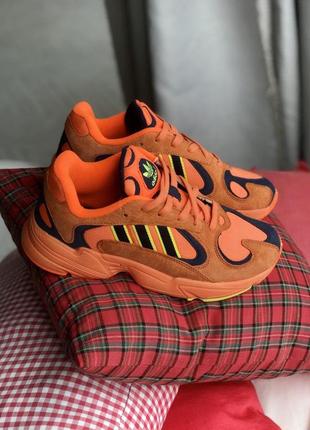 Женские кроссовки  adidas yung 1 orange