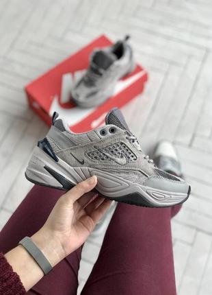 Чоловічі і жіночі кросівки  nike mk2 tekno grey5 фото