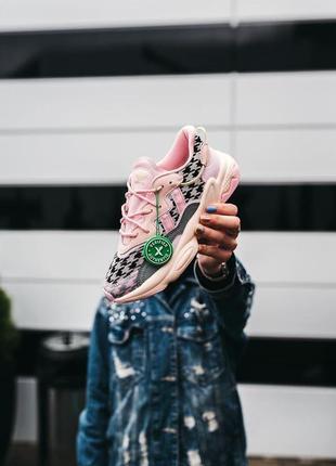 Женские кроссовки  adidas ozweego adiprene pride pink beige3 фото