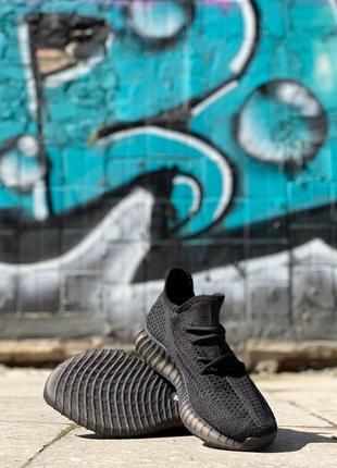 Мужские кроссовки  adidas yeezy boost black