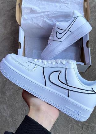 Мужские и женские кроссовки  nike air force 1 low reflective9 фото