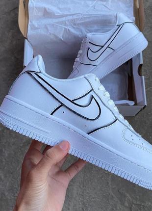 Мужские и женские кроссовки  nike air force 1 low reflective8 фото